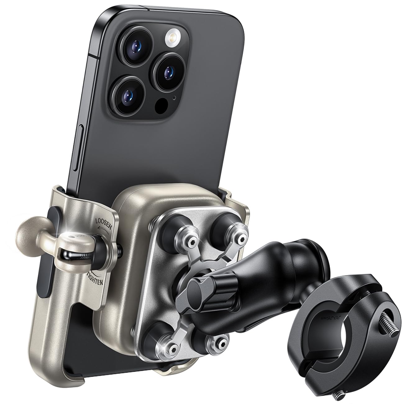 All-Metal Anti-Shake Bike Phone Mount