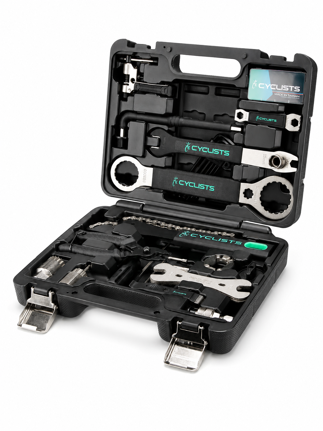23-Piece Bicycle Maintenance Tool Kit with Storage Case