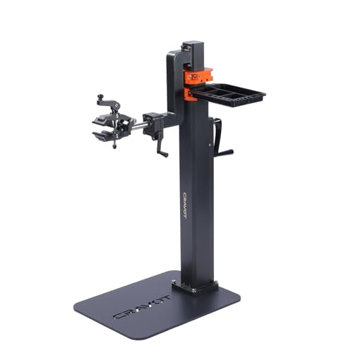 Heavy-Duty Bike Repair Stand with Rotating Clamp
