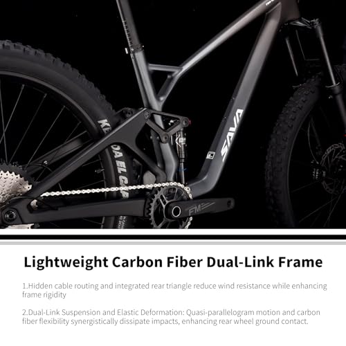 Carbon Full Suspension Mountain Bike With 12-Speed
