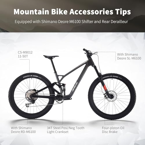 Carbon Full Suspension Mountain Bike With 12-Speed