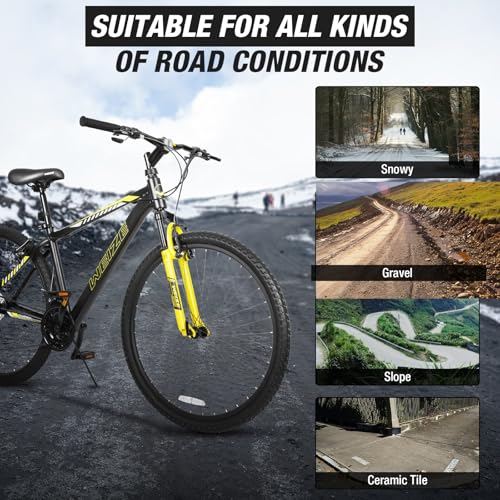 29-Inch Hardtail Mountain Bike With 21-Speed Gears