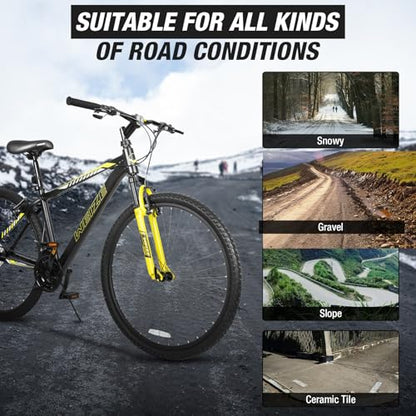 29-Inch Hardtail Mountain Bike With 21-Speed Gears