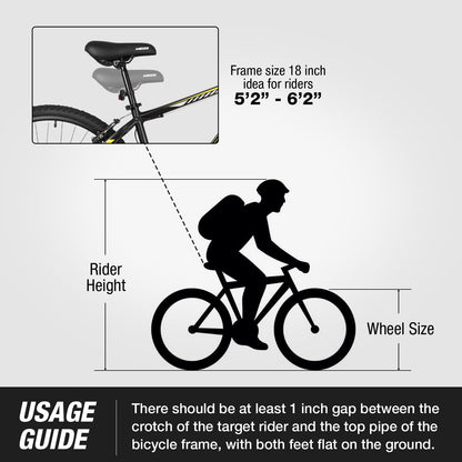 29-Inch Hardtail Mountain Bike With 21-Speed Gears