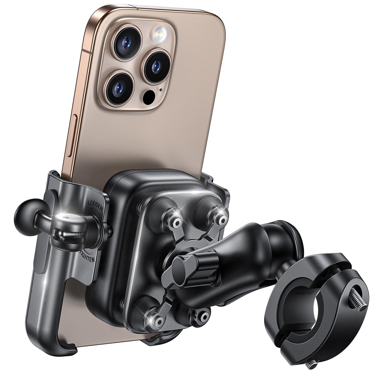 All-Metal Anti-Shake Bike Phone Mount