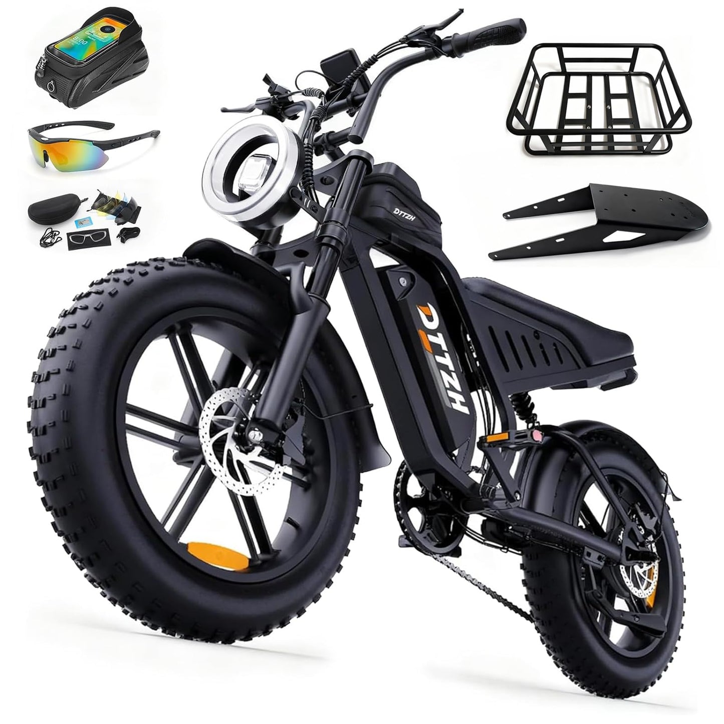 Fat Tire Electric Bike With NFC Smart Unlock