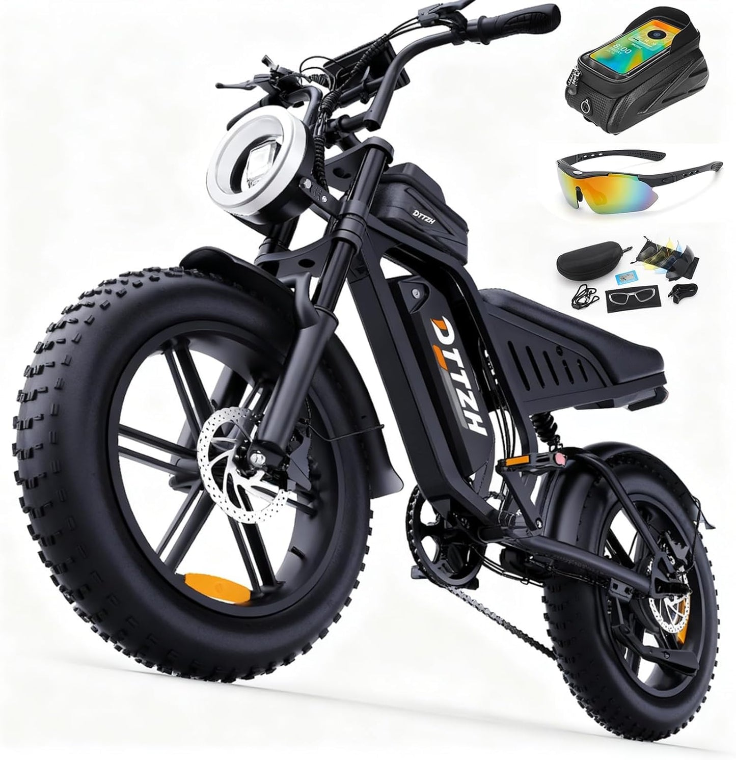 Fat Tire Electric Bike With NFC Smart Unlock
