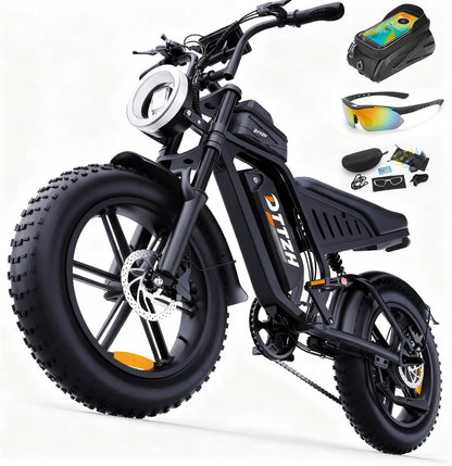 Fat Tire Electric Bike With NFC Smart Unlock