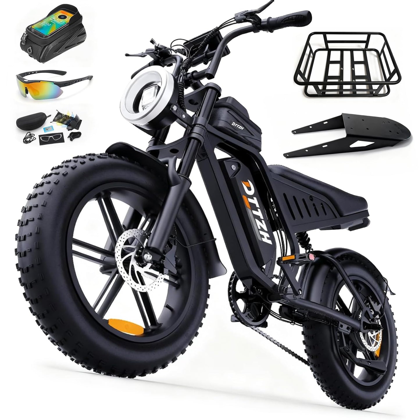 Fat Tire Electric Bike With NFC Smart Unlock