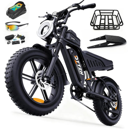 Fat Tire Electric Bike With NFC Smart Unlock