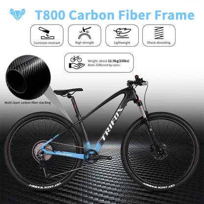 Carbon Mountain Bike with Shimano Deore 12-Speed