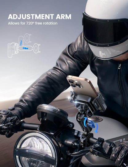 All-Metal Anti-Shake Bike Phone Mount