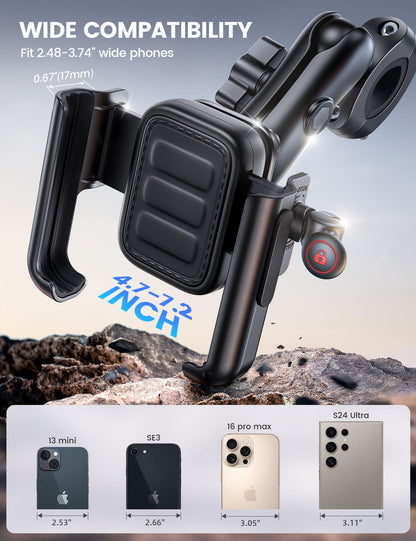 All-Metal Anti-Shake Bike Phone Mount