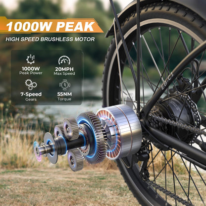 Multi-Speed Mountain Bike For Trail And Outdoor Riding