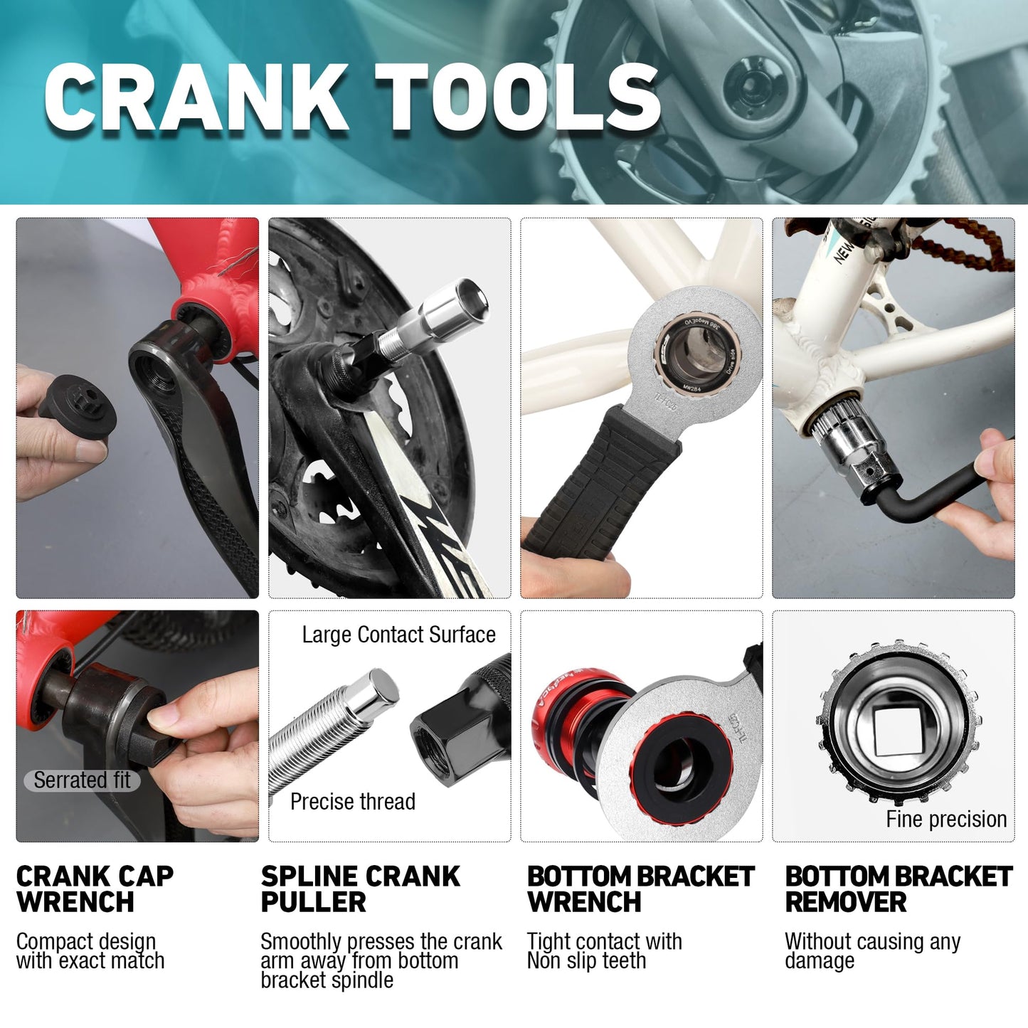 41-Piece Complete Bicycle Repair Tool Kit